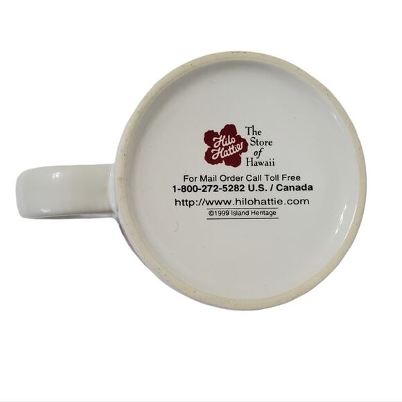 Hilo Hattie Vintage circa 1999 Souvenir Coffee Mug "Bird of Paradise" Ha… - Picture 7 of 8